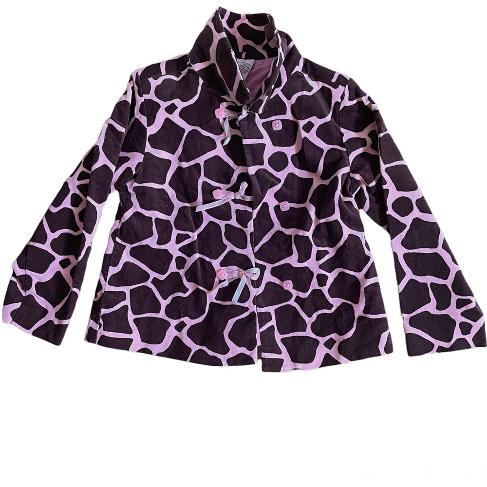 Gymboree Girls Vintage Giraffe Spotted Jacket